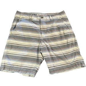 American Eagle classic fit men’s khaki striped shorts